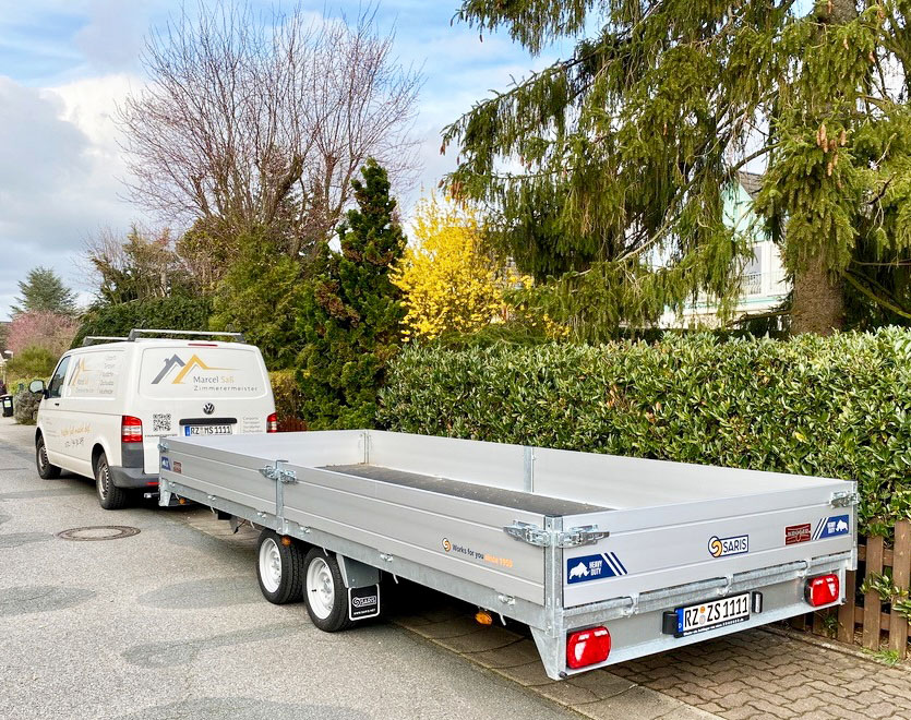 Fertiggestellter Holzvorbau